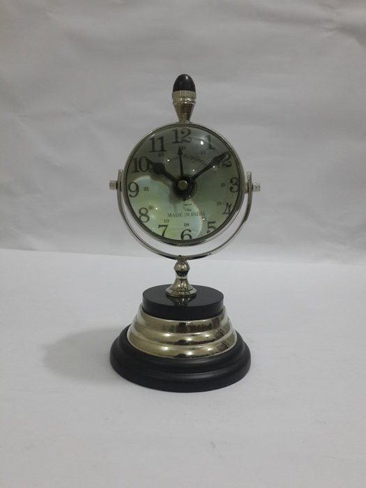 Nautical Style Table Top Desk Chrome Clock Collectible clock Chritsmas Gift N3