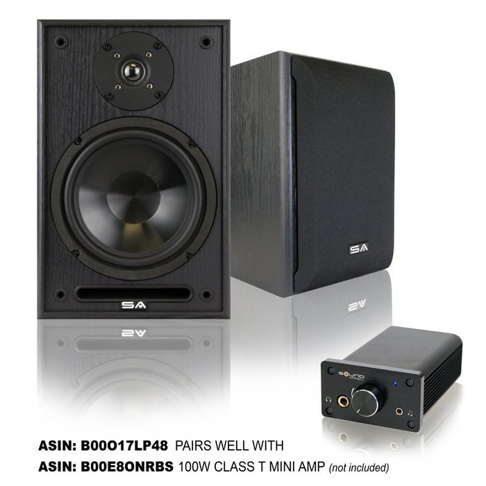 6.5" Premium Bookshelf Speakers by Sound Appeal N8