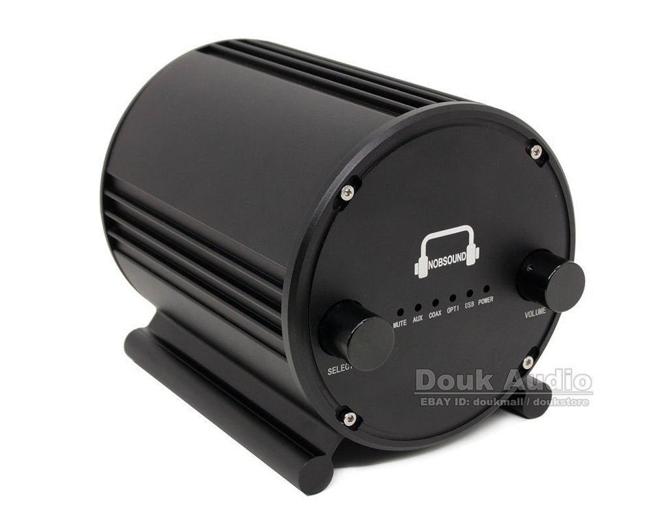 Nobsound Coaxial/Optical/USB DAC & Integrated Amplifier Digital HiFi Power Amp Black N5