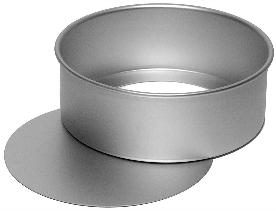 Round Cake Pan / Tin - Loose Based 9" (Pack of 2)
