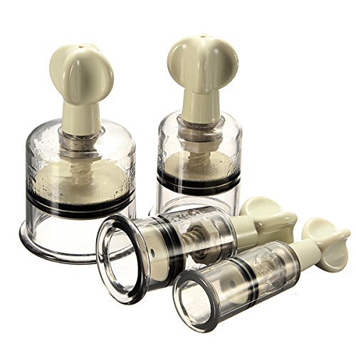 OAGTECH 4PCS Screw-type Magnetic Hand Cupping Suction Vacuum Cupping N8