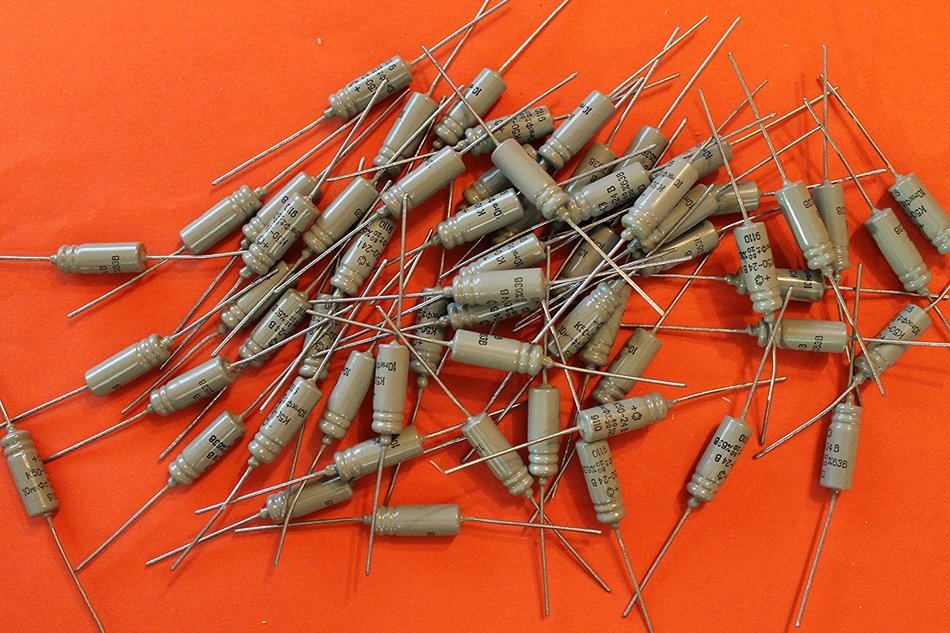 Capacitor oxide electrolytic K50-24 63V 10uF USSR 30 pcs
