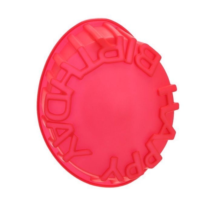 Docooler&reg; Happy Birthday Letters Round Baking Cake Pan Mold Candy Mould Cake Decorating Tools