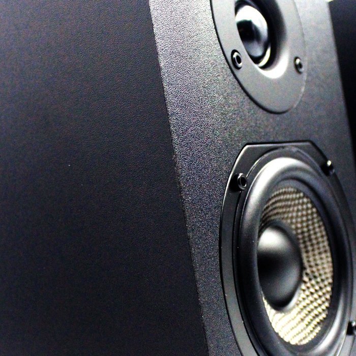 LONPOO Professional Basic Bookshelf Speaker 2-Way 75W2 Classic Wooden Loudspeaker with 4-Inch Carbon Fiber Woofer... N5