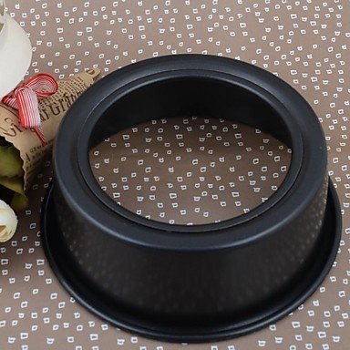 QINF 5 Inches 14.5CM*14.5CM*5CM Black Non-Stick Live Bottom Cake Mold Aluminum Die N5