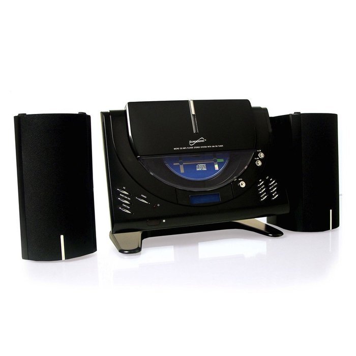 Supersonic SC-3399M Micro Home Audio System with MP3/CD Player & AM/FM Radio