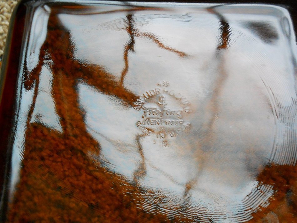 Vintage Fire King 8" cake pan N3