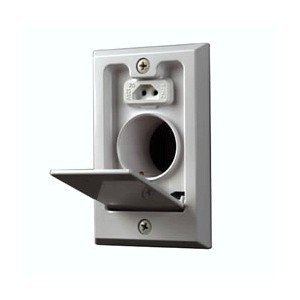 Nutone CI358IV Hayden Super valve Direct Connect Electrified Inlets - Ivory-2PK
