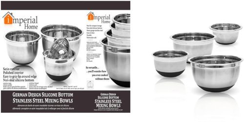 DDI 1489147 4pc German Mixing Bowl Silicone Bottom Case Of 6