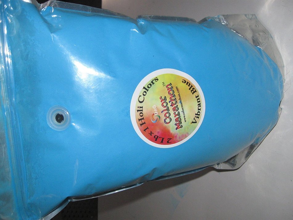 ColorMarathon&reg; Premium Quality Color Powder - 2 Lb Bags - Vibrant Blue Color N3