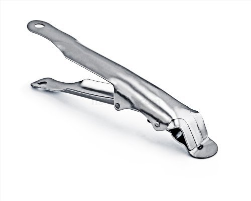 New Star Foodservice 50479 Deep Pizza Tray Pan Gripper Holder, 8", Silver