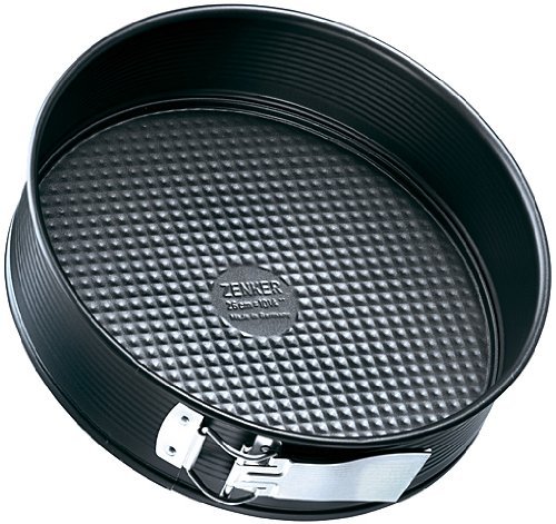 Zenker 6504 Springform with Flat Base, Black/Metallic, 11.02" N3