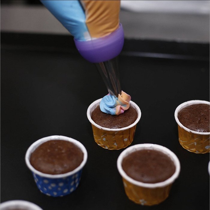 TecGeo(TM) 3 Color Coupler Cake Tools Icing Piping Bag Nozzles Converter Cream Coupler Cake Decorating Tools Cupcake...