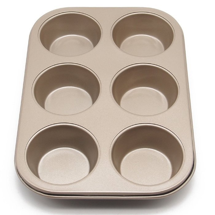 Wenwins nonstick 6 cup muffin pan cake pan N2