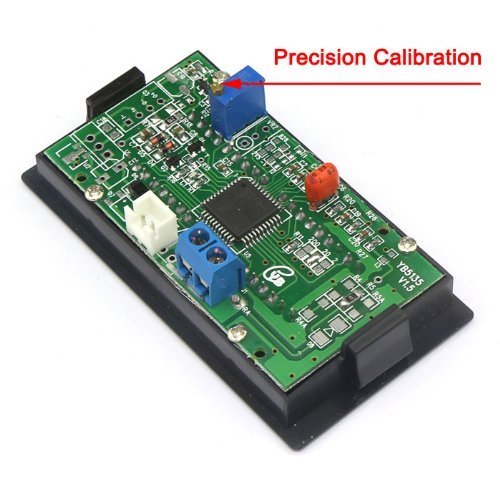 RioRand Directly Measure +/- 0-10A DC Digital Ammeter Ampere Panel Current Meter 4 Digit Red LED Tester N3