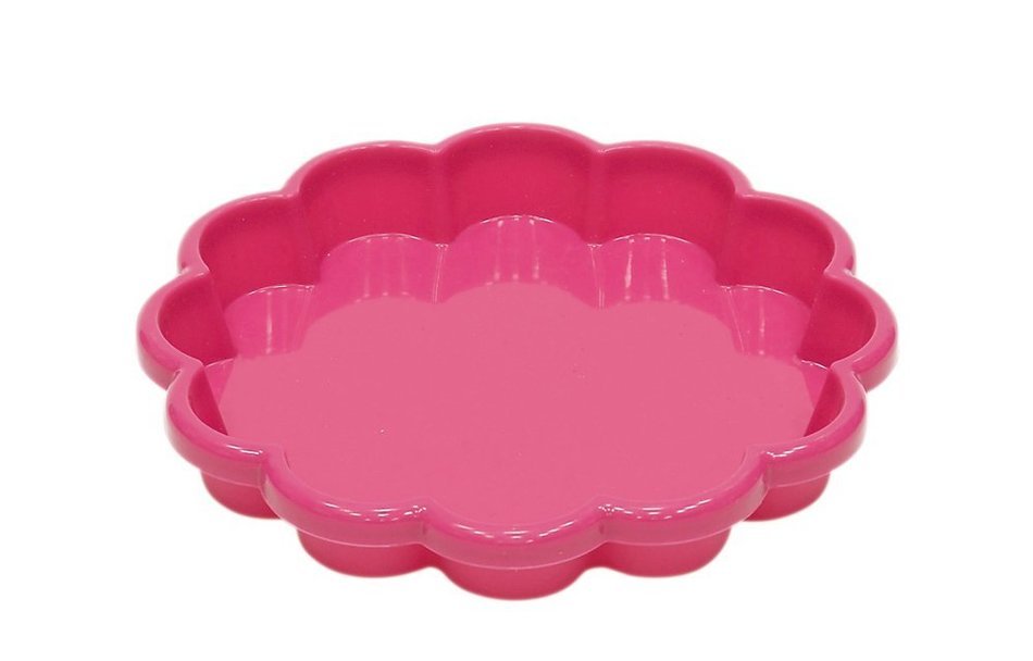 Parukinzoku suite Cross Heart 2 silicone 1/6 shallow heart cake mold 16cm D-1556
