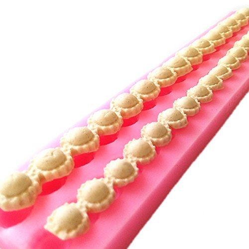 Silicone Pearl Fondant Chocolate Mold Mould Cake Decoration // Decoraci&oacute;n de pastel de molde de silicona fondant...