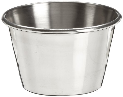 Adcraft OYC-2/PKG Stainless Steel Sauce Cup, 2-1/2 oz. (3 Pack of 12) N2