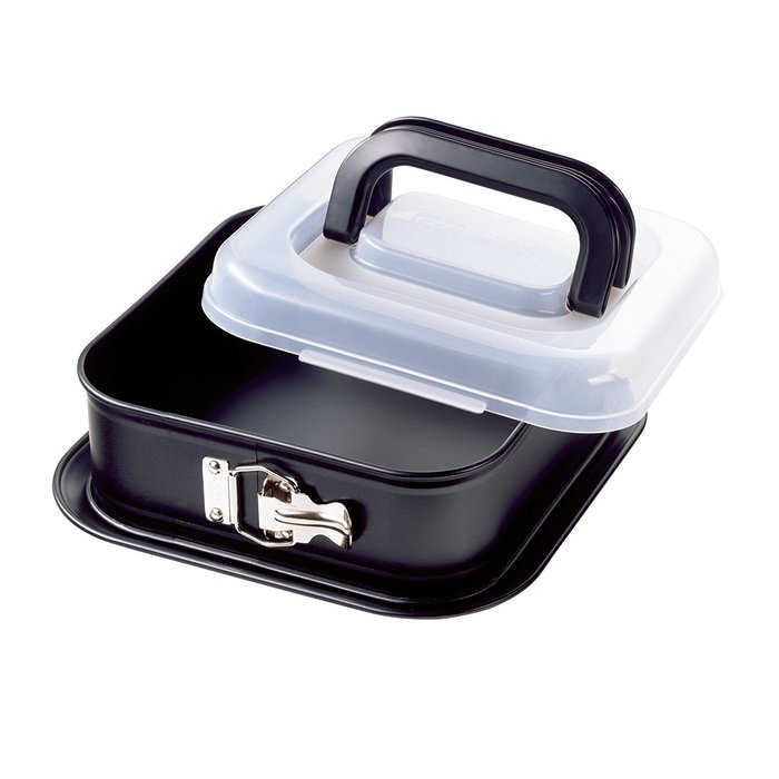 Kaiser Bake&Take 623009 Springform Cake Tin with Transportation Lid 24 x 24 cm