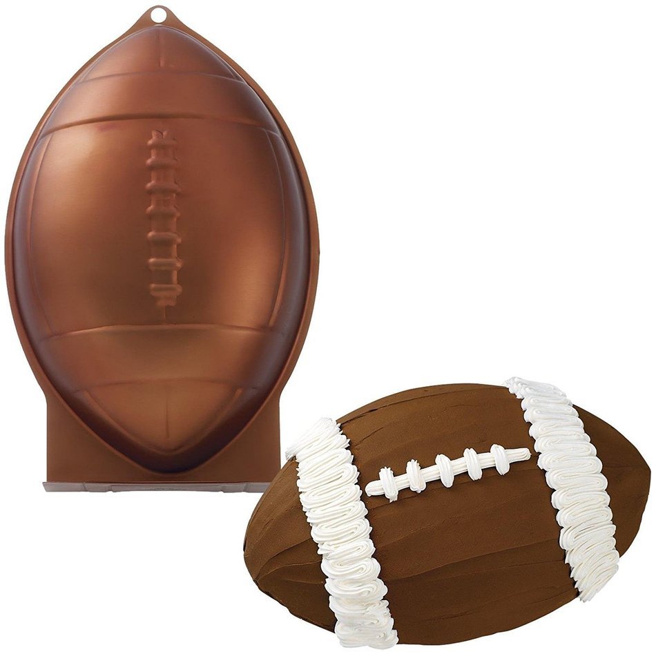 Novelty Cake Pan-Football 12x7.75x3 N2