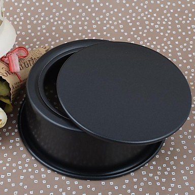 QINF 5 Inches 14.5CM*14.5CM*5CM Black Non-Stick Live Bottom Cake Mold Aluminum Die N7
