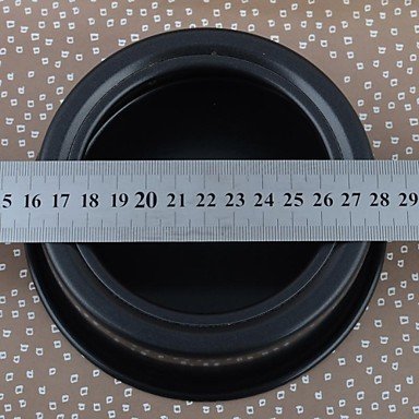 QINF 5 Inches 14.5CM*14.5CM*5CM Black Non-Stick Live Bottom Cake Mold Aluminum Die N8