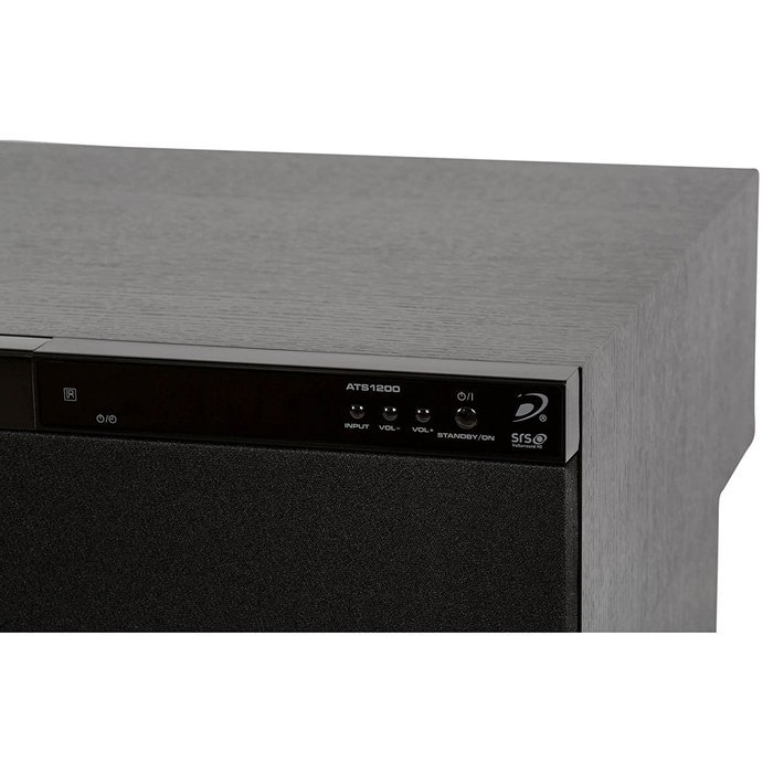 Dayton Audio ATS1200 Home Theater 3.1 Channel Digital Audio TV Sound Stand with SRS Surround Sound and Subwoofer N7