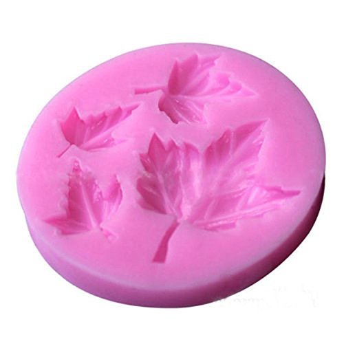 Generic Silicone Fondant Sugarcraft Mould Maple Leaves Mold Cake Decorating Tool N3