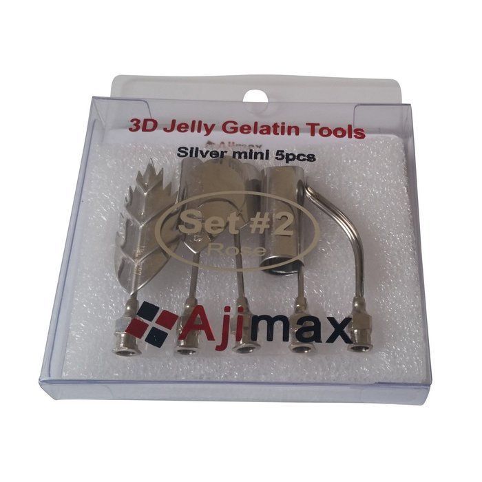 3D Jelly Gelatin Art Tools Gracilaria Jelly 3D Jello Art Cake High Quality 100% Stainless Steel. Free Ebook PDF... N19