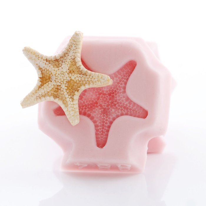 Tiny Star Fish Silicone Mold Food Safe Fondant, Chocolate, Candy, Resin, Polymer Clay, Epoxy. N3