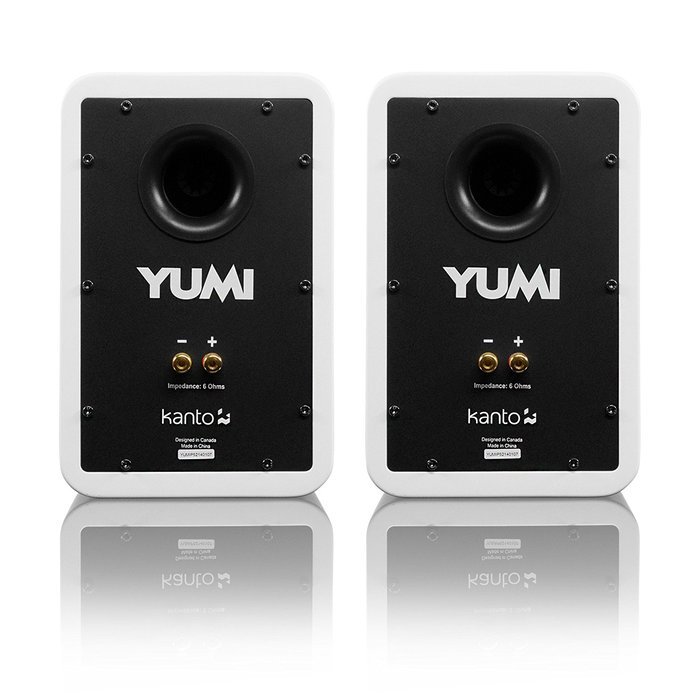 Kanto YUMI Passive Bookshelf Speakers - Matte Black (YUMIP-BLK) N13