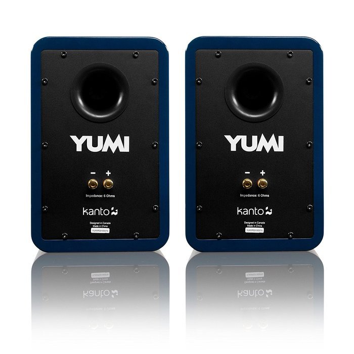 Kanto YUMI Passive Bookshelf Speakers - Matte Black (YUMIP-BLK) N14
