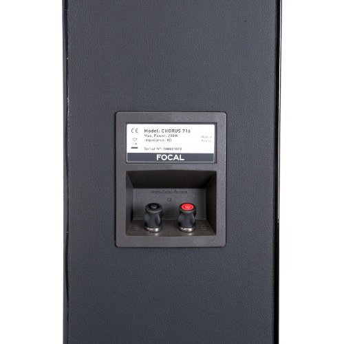Focal - Chorus 716 Bass-Reflex Floostanding speaker Black (Pair) N3