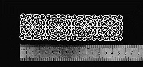 MathildaBaking Collection - Lacework Lace Top Wedding Style Silicone Fondant Lace Molds Serie - Fondant and Gum... N3