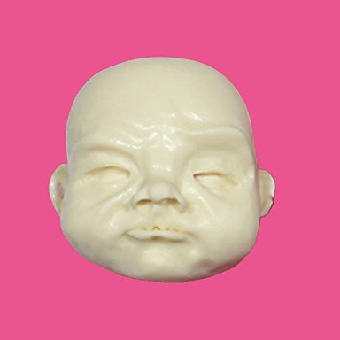 Sher Silicone Mould DOLL&iexcl;&macr;S FACE Sugarcraft Cake Decorating Fondant Fimo Mold