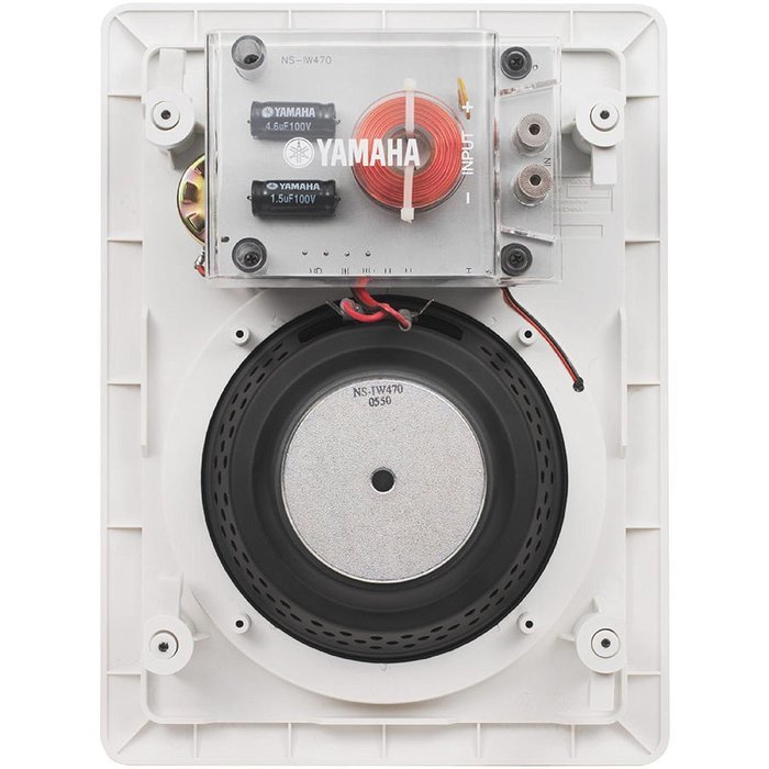 Yamaha NS-IW660 3-Way In-Wall Speaker System for Custom Install, White