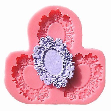 Y&XL&H Three Classical Frame Fondant Cake Molds Chocolate Mould For The Kitchen Baking