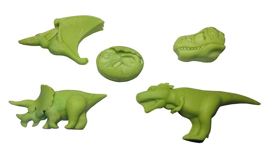 Win&Co Dinosaur Ice Trays/Chocolate Molds Set of 2 and 100% food grade pure silicone. Make chocolate dinosaurs... N7