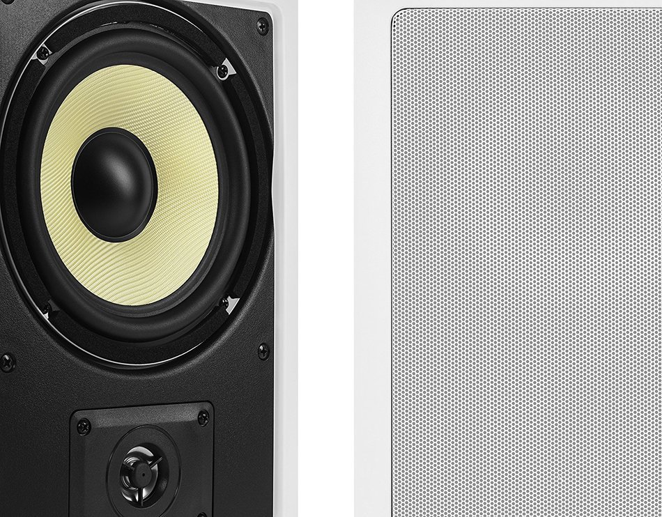 VM Audio Elux 6.5-Inch 300W 2 Way In-Wall Surround Sound Home Speaker (Pair) (Pair) N3