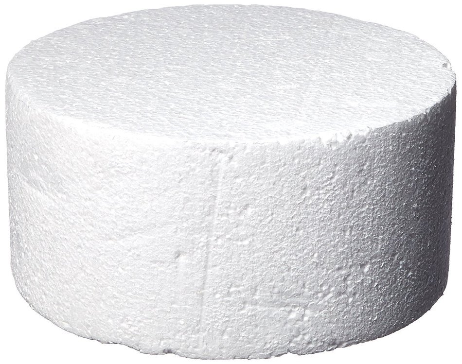 Golda's Kitchen Round Cake Dummy - 8" &times; 4"H