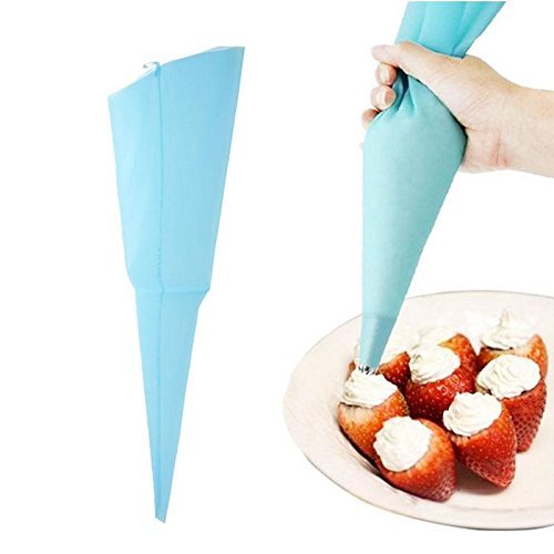 Crazydeal 13" Reusable Silicone Icing Piping Cream Pastry Bag Cake DIY Decorating Tool N5