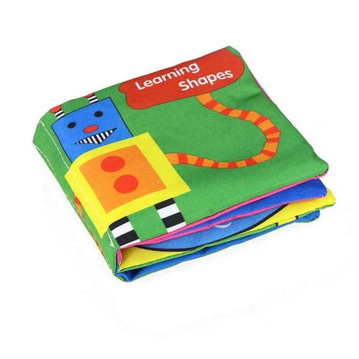 Picture Cognize Book，BeautyVan Intelligence Development New Soft Cloth Baby Learn Picture Cognize Book (D) N5