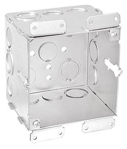 3-1/2 Inch Deep 4 Inch Square Junction Box-2 per case