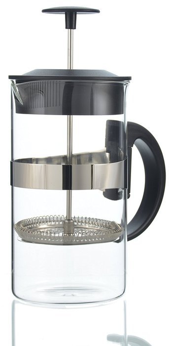Barista Cafetiere French Press by Kaffe Maestro (Small - 11.8 oz, Black) N9