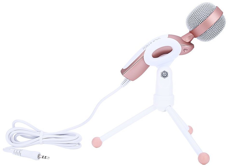 Mini Wired Classic Design Desktop Microphone with Tripod Stand N3