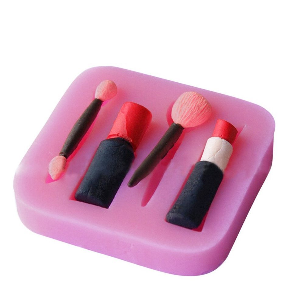 Jiuhong Lipstick Silicone Fondant Mould Cake Sugarcraft Chocolate Decorating Baking Mold