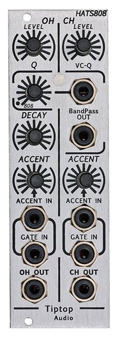 Tiptop Audio HATS808 TR808 Hi-Hats Gen N2