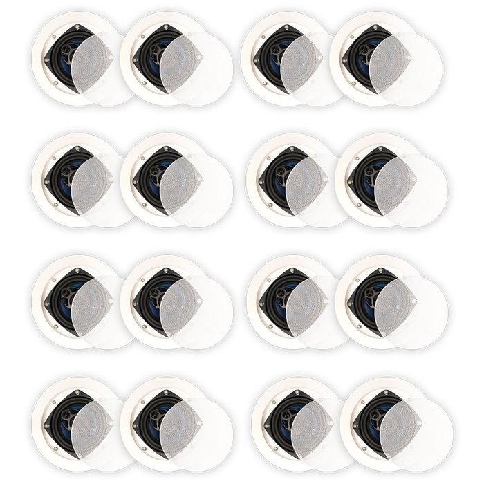 Blue Octave RC43 In Ceiling Speakers 3 Way Home 3520 Watts New 8 Pair Pack RC43-8PR