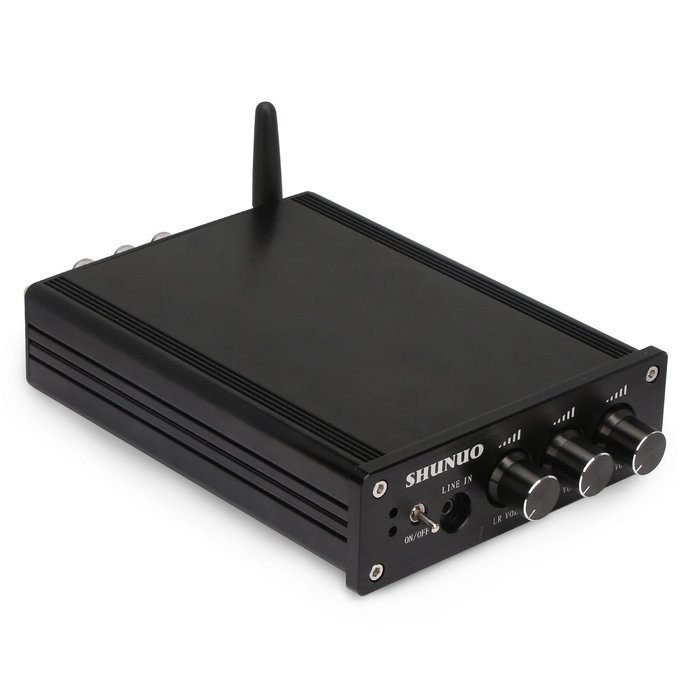 DROK TDA7498E Bluetooth 4.0 Lossless Digital Amplifier, High Power 160W2 Home Audio Amplifier 2-Channel DC12-24V... N4
