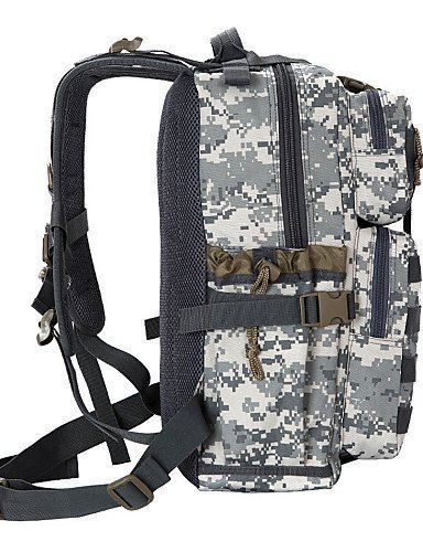 SB@Outdoor Military Tactical Assault Backpack Molle System 3 day Survival Bag SWAT Carry Rucksack , white+gray N5